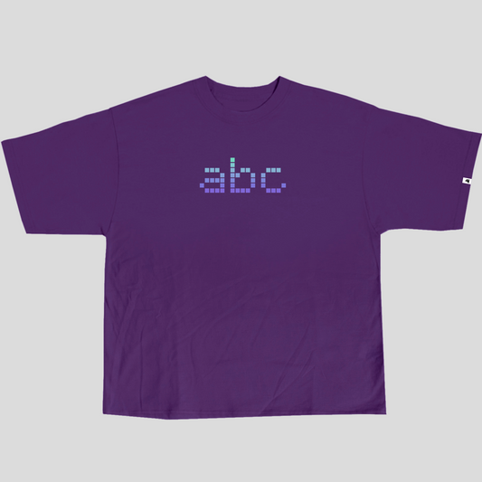 ABC Mosaic Tee - Purple